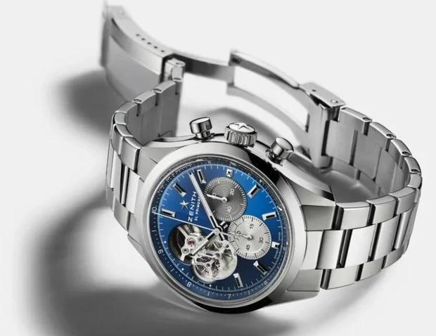 真力时最新推出蓝色Chronomaster Open Boutique Edition腕表（图）